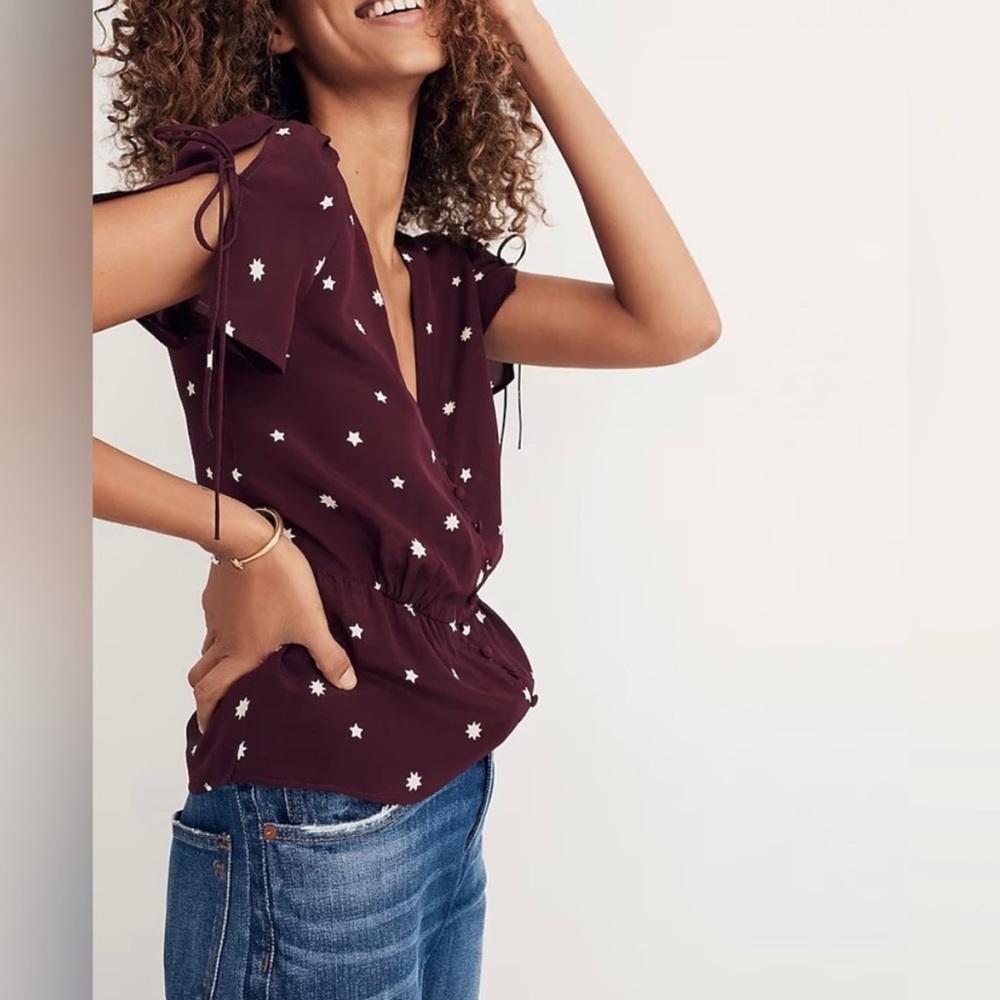 Madewell Silk Belle Too in Star Mix Size 10